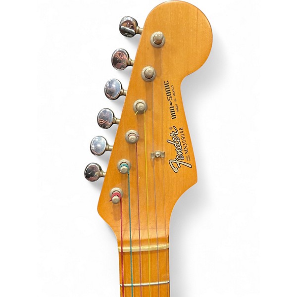 Used Fender Duo Sonic Olympic White Solid Body Electric Guitar