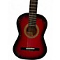 Used Sunlite gcn610 red burst Acoustic Guitar