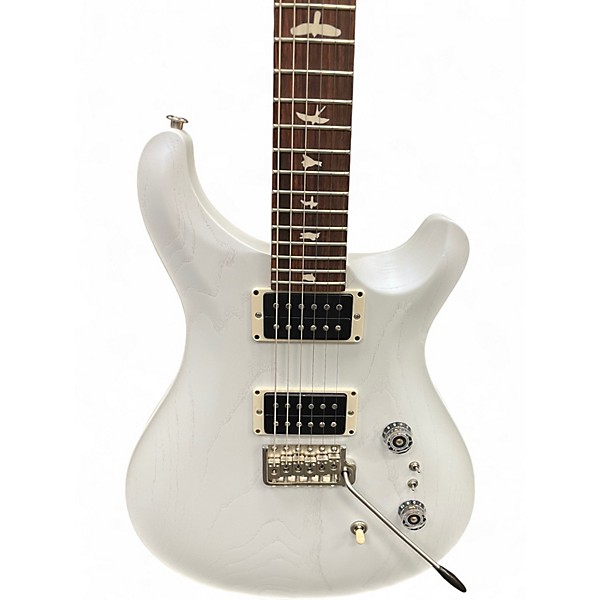 Used PRS CE 24 WASHED ASH Trans White Solid Body Electric Guitar