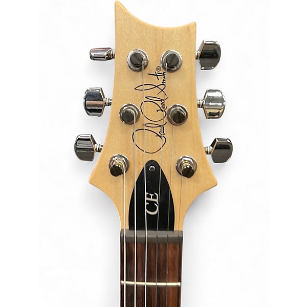 Used PRS CE 24 WASHED ASH Trans White Solid Body Electric Guitar