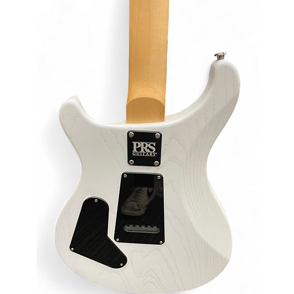 Used PRS CE 24 WASHED ASH Trans White Solid Body Electric Guitar