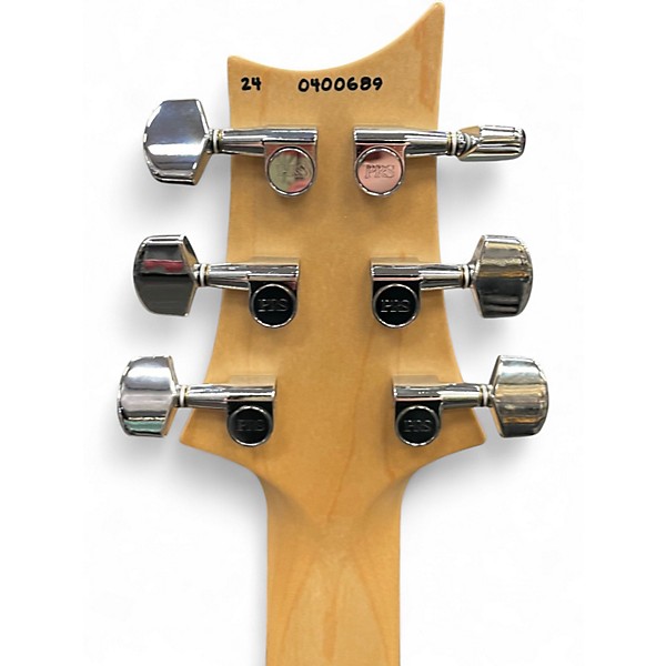 Used PRS CE 24 WASHED ASH Trans White Solid Body Electric Guitar