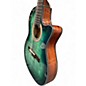 Used Ibanez GA35FMTCE Emerald Burst Classical Acoustic Electric Guitar