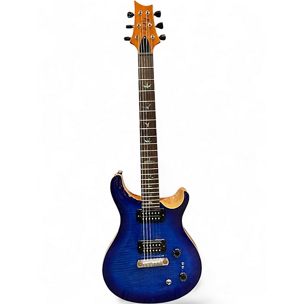 Used PRS SE Paul's Guitar Faded Blue Burst Solid Body Electric Guitar