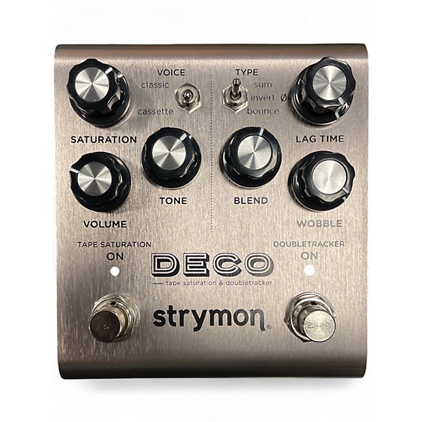 Used Strymon Deco Tape Saturation and Doubletracker Delay Effect Pedal