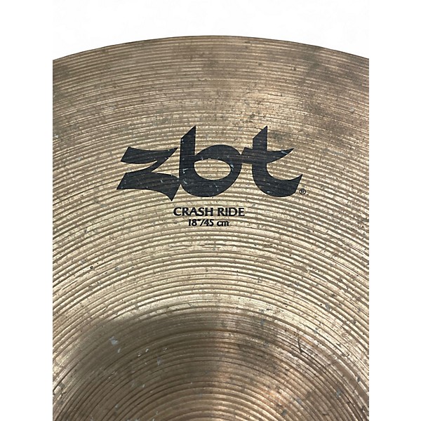 Used Zildjian 18in ZBT Crash Ride Cymbal