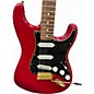 Used Fender Deluxe Player's Stratocaster Crimson Red Trans Solid Body Electric Guitar