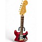 Used Fender Deluxe Player's Stratocaster Crimson Red Trans Solid Body Electric Guitar