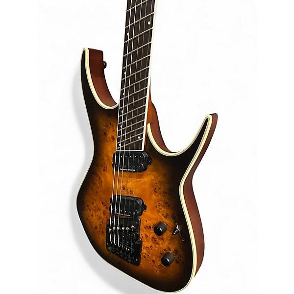 Used Dean EXILE SELECT MULTISCALE SATIN NATURAL BLACK BURST Solid Body Electric Guitar