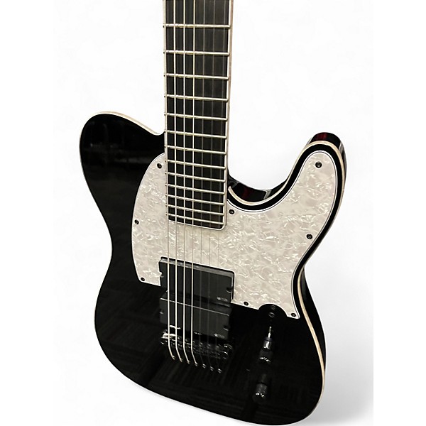 Used ESP LTD SCT607B Stephen Carpenter Signature 7 String Black Solid Body Electric Guitar