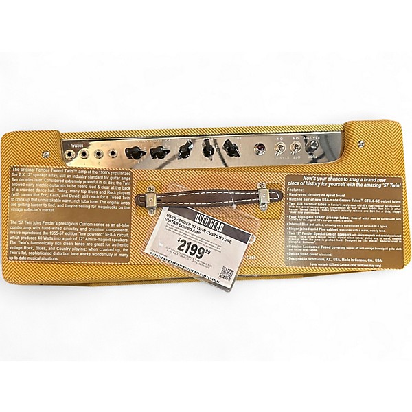 Used Fender '57 Twin Custom Tube Guitar Combo Amp