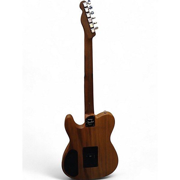 Used Fender Acoustasonic Player Telecaster Arctic White Acoustic Electric Guitar