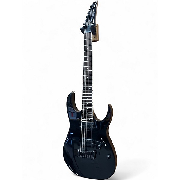 Used Ibanez RG7321 7 String Black Solid Body Electric Guitar