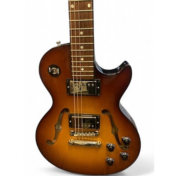 Used Gibson Les Paul ES Memphis Vintage Sunburst Hollow Body Electric Guitar