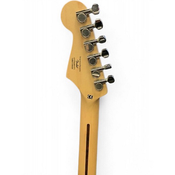 Used Squier STRATOCASTER BLACK Solid Body Electric Guitar