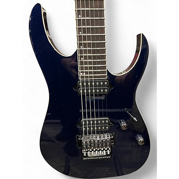 Used Ibanez RG2027XL Prestige Dark Tide Blue Solid Body Electric Guitar