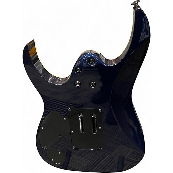 Used Ibanez RG2027XL Prestige Dark Tide Blue Solid Body Electric Guitar