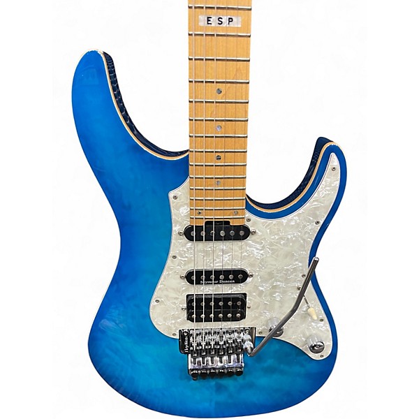 Used ESP E-II ST-1 AQUAMARINE Solid Body Electric Guitar