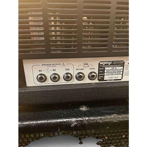 Used Orange Amplifiers OR15H 15W Tube Guitar Amp Head