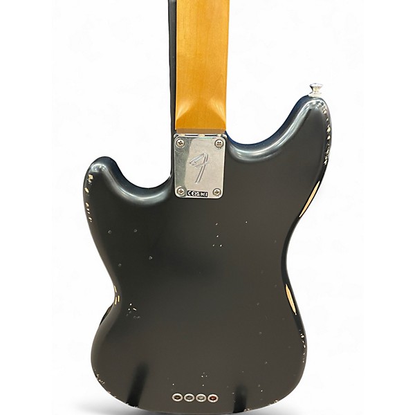 Used Fender jmj road worn mustang Black Electric Bass Guitar