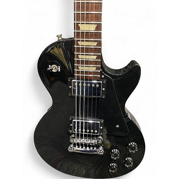 Used Gibson Les Paul Studio Black Solid Body Electric Guitar