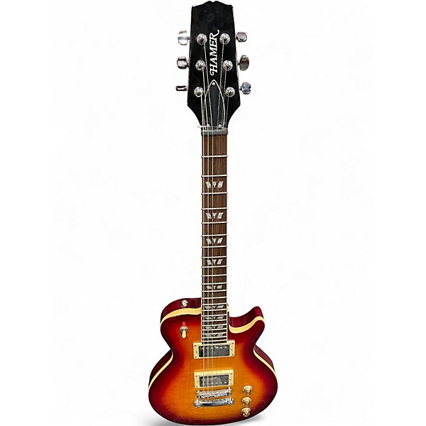 Used Hamer XT SERIES 2 Tone Sunburst Solid Body Electric Guitar