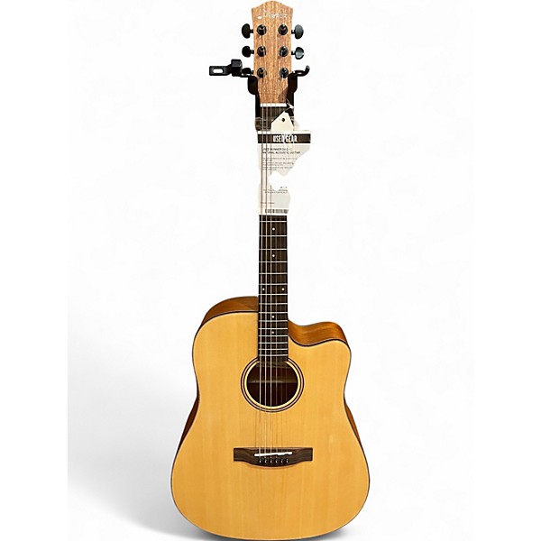 Used Donner DAG-1C Natural Acoustic Guitar