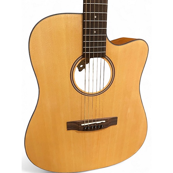 Used Donner DAG-1C Natural Acoustic Guitar