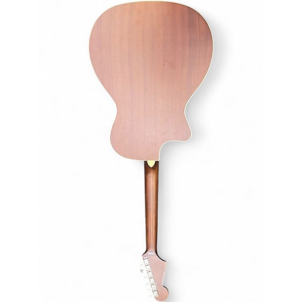 Used Fender Newporter Player Blue Acoustic Electric Guitar