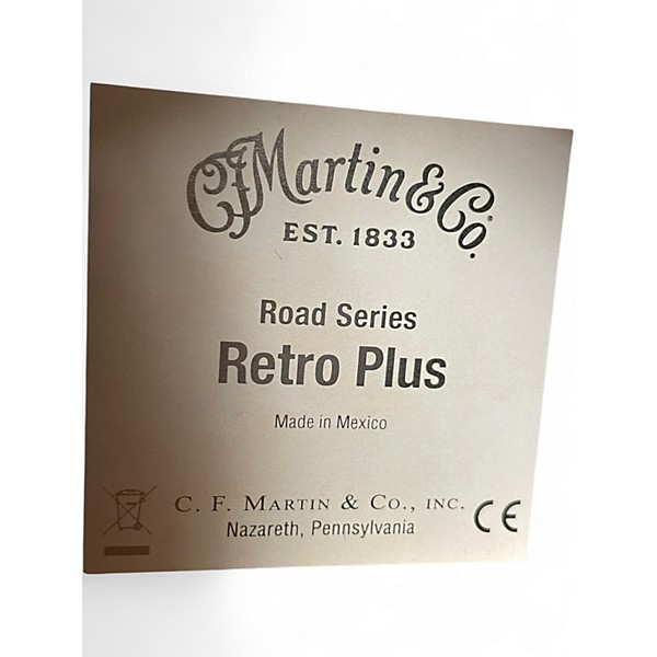 Used Martin 000E Retro Plus Natural Acoustic Electric Guitar