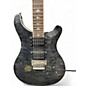 Used PRS SE Custom 24 FR Trans Black Solid Body Electric Guitar