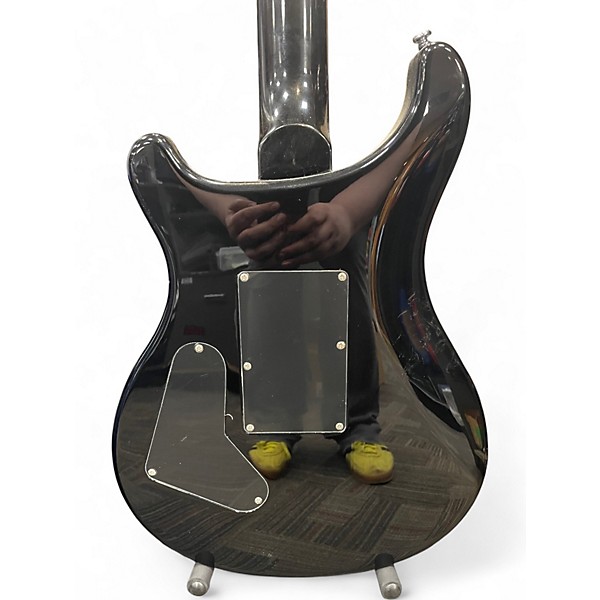 Used PRS SE Custom 24 FR Trans Black Solid Body Electric Guitar