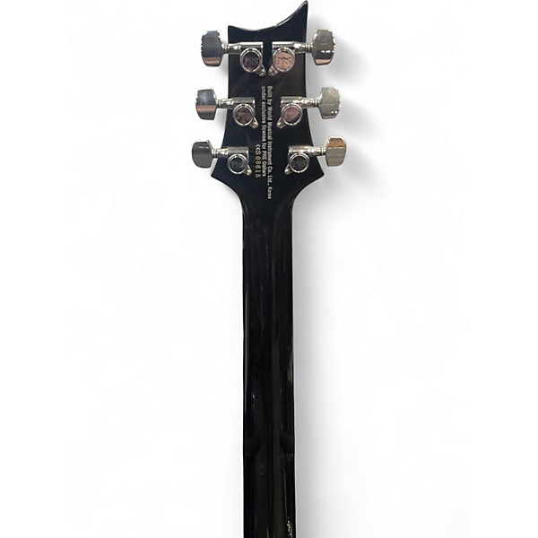 Used PRS SE Custom 24 FR Trans Black Solid Body Electric Guitar