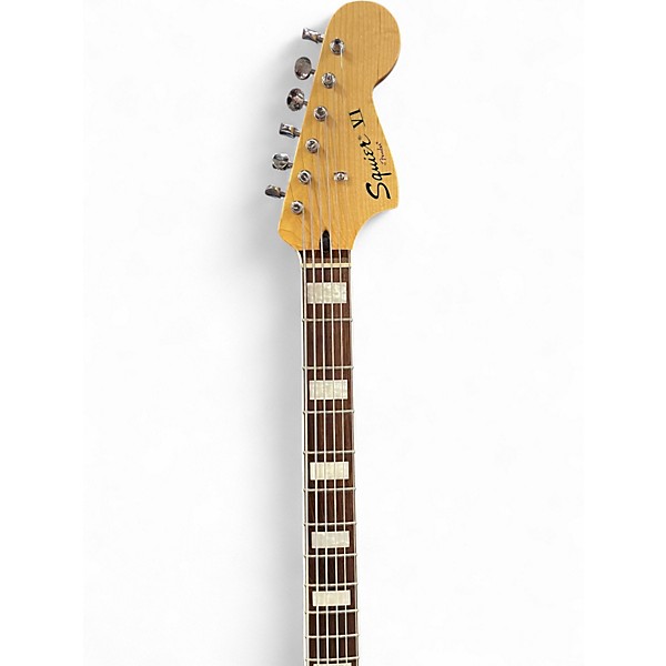 Used Squier Vintage Modified Bass VI Sunburst Electric Bass Guitar