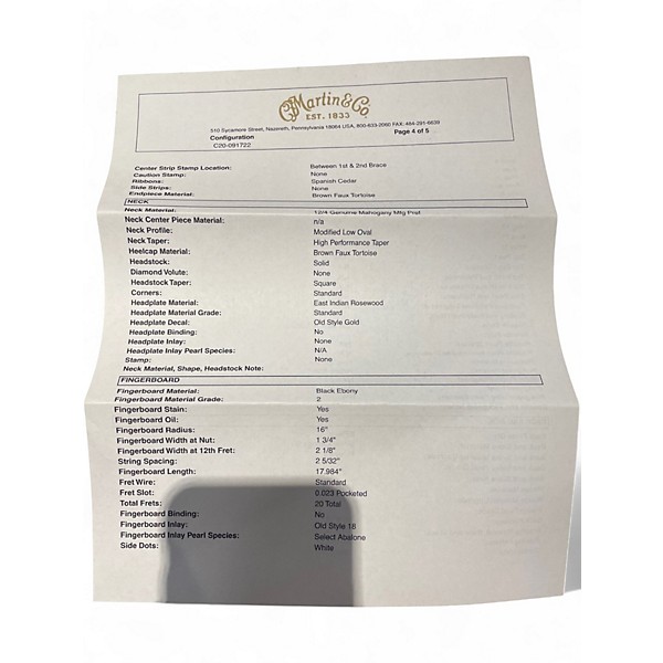 Used Martin Custom Shop OM 18 Style Sinker Mahogany/ Adirondack VTS Natural Acoustic Electric Guitar