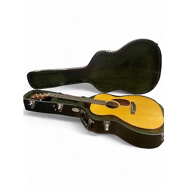 Used Martin Custom Shop OM 18 Style Sinker Mahogany/ Adirondack VTS Natural Acoustic Electric Guitar