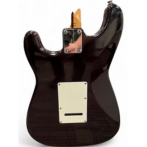 Used Squier Stratocaster Black Solid Body Electric Guitar