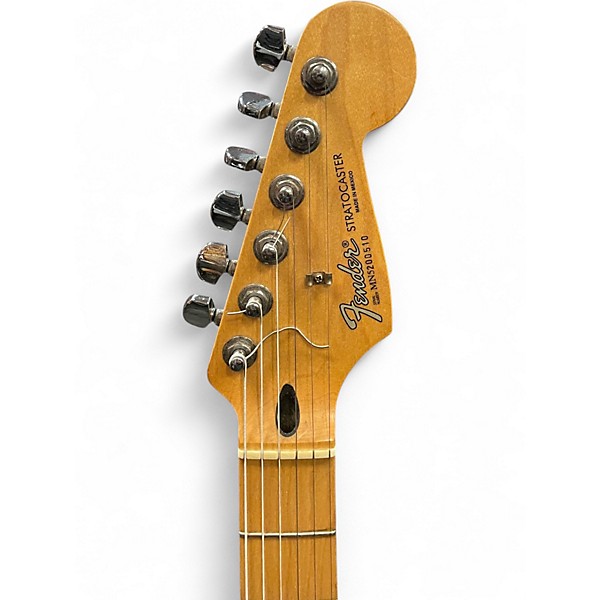 Used Fender Standard Stratocaster Olympic White Solid Body Electric Guitar