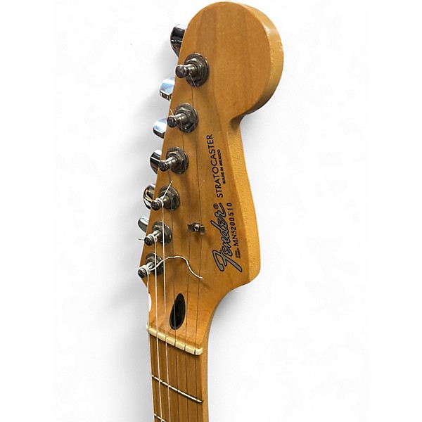 Used Fender Standard Stratocaster Olympic White Solid Body Electric Guitar