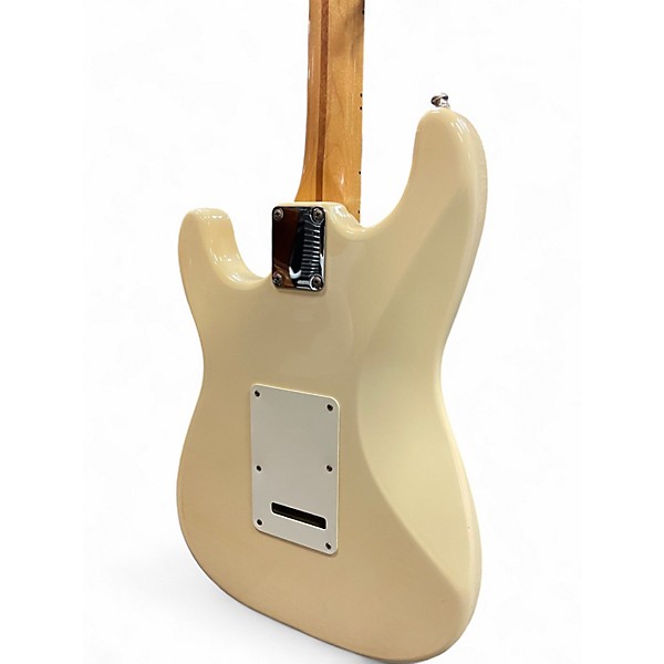 Used Fender Standard Stratocaster Olympic White Solid Body Electric Guitar