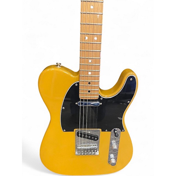 Used 2021 Fender Player Telecaster Butterscotch Blonde Solid Body Electric Guitar