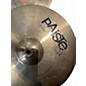 Used Paiste 14in 101 Brass Hi Hat Cymbals Cymbal