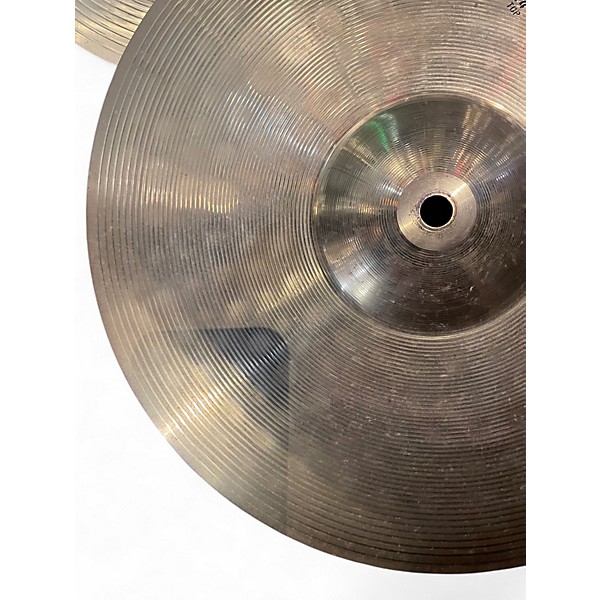 Used Paiste 14in 101 Brass Hi Hat Cymbals Cymbal