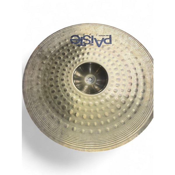 Used Paiste 20in 101 BRASS RIDE CYMBAL Cymbal