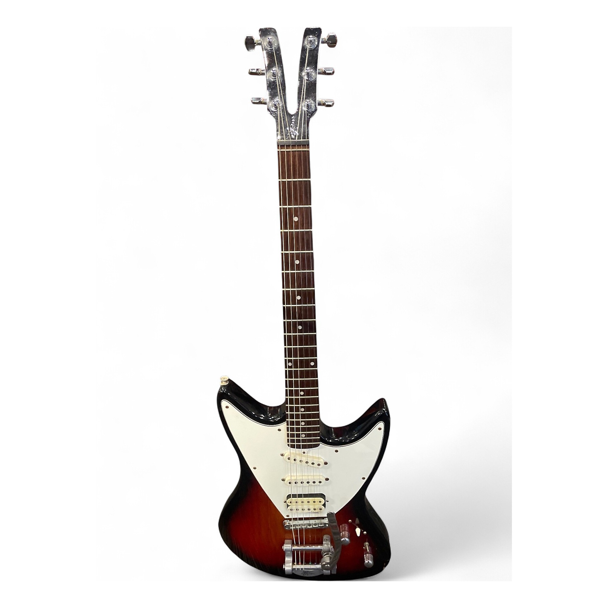 Vintage 1990s Vaccaro Generator X SUNBURST Solid Body Electric