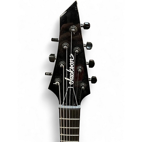 Used Jackson JS22-7 Dinky 7 String Black Solid Body Electric Guitar