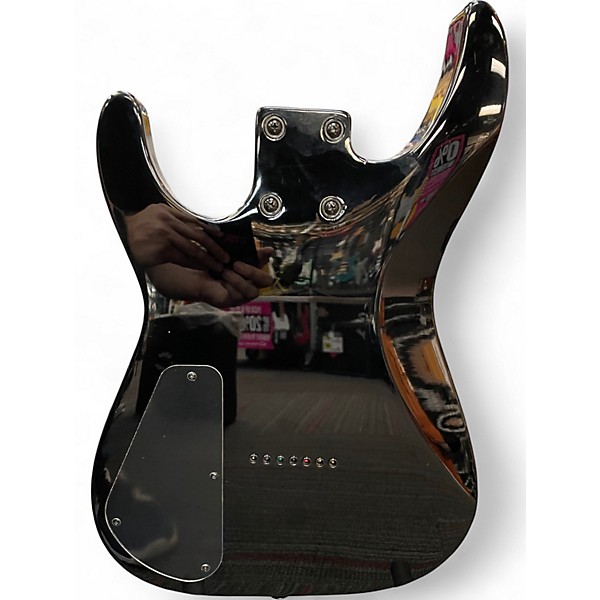 Used Jackson JS22-7 Dinky 7 String Black Solid Body Electric Guitar