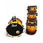 Used 1990s Pearl 5 Piece Elx Sunburst Drum Kit thumbnail