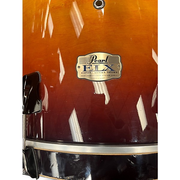 Used 1990s Pearl 5 Piece Elx Sunburst Drum Kit
