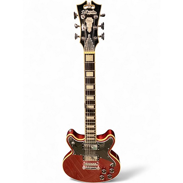 Used D'Angelico Premier Brighton Oxblood Solid Body Electric Guitar